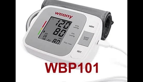 Monitor digital de pressão arterial de braço superior, tonômetro para cuidados de saúde, esfigmomanômetro, monitores portáteis de pressão arterial