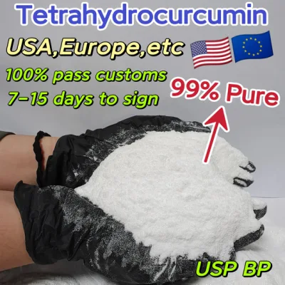 Fornecedor da China, matéria-prima cosmética 99% Tetrahidrocurcumina pura Tetrahidrocurcuminoides Thc em pó para alfândega de segurança de clareamento da pele